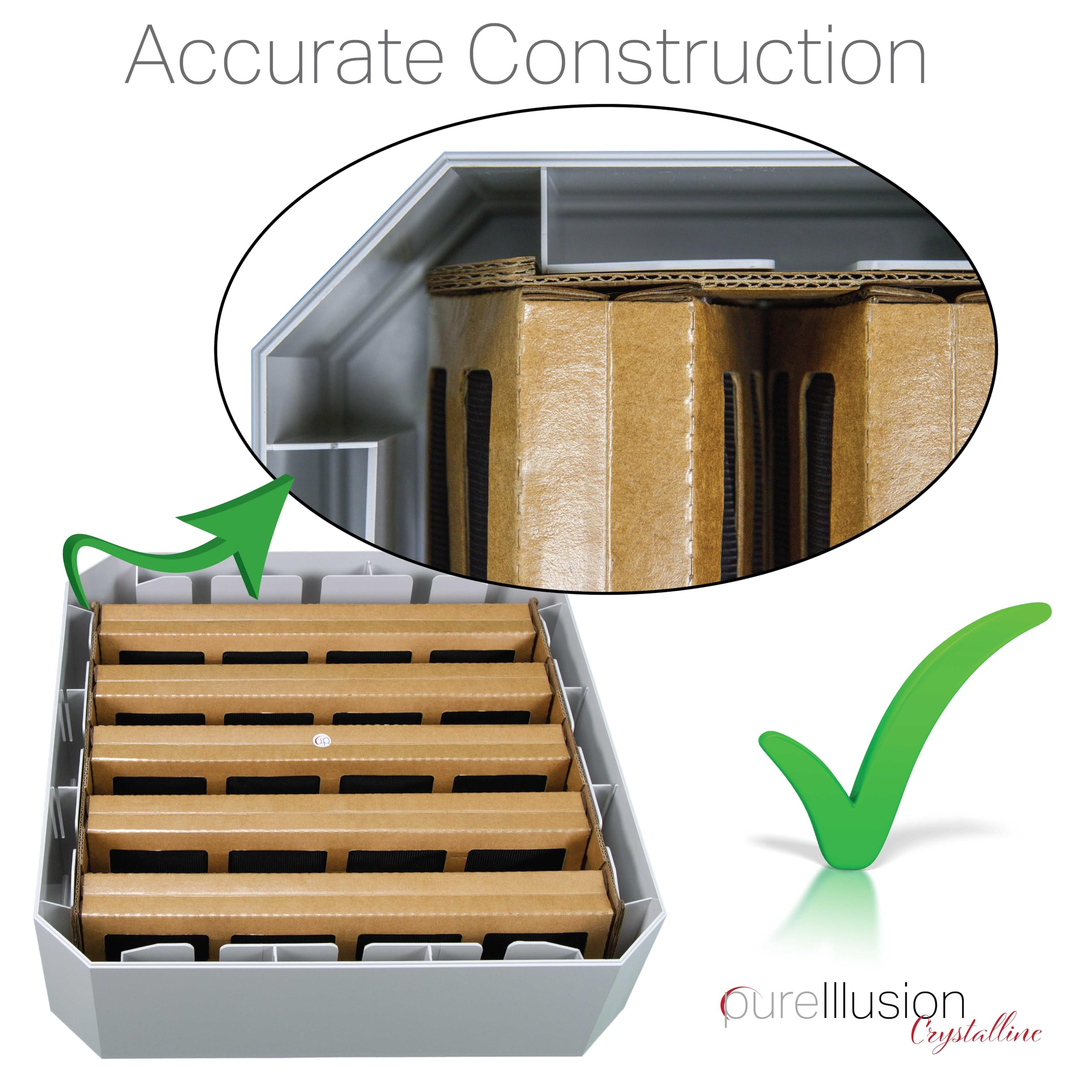 PureIllusion tight-tolerances guarantee precise fit in HealthPro modules.