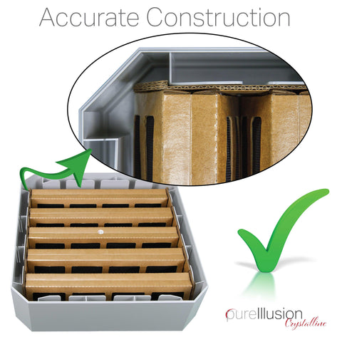 PureIllusion tight-tolerances guarantee precise fit in HealthPro modules.
