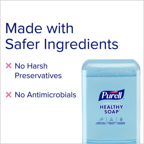 Purell ES10 dispenser-compatible refill pack shown for easy swapping.