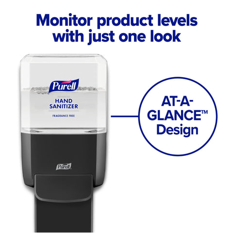 Label close-up on Purell refill for quick identification
