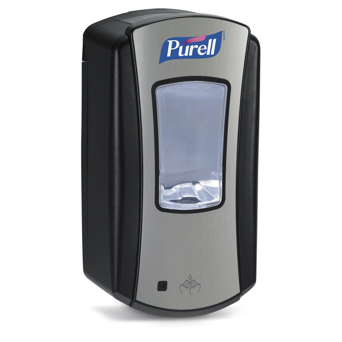 Purell LTX-12 front view in chrome/black for busy environments.