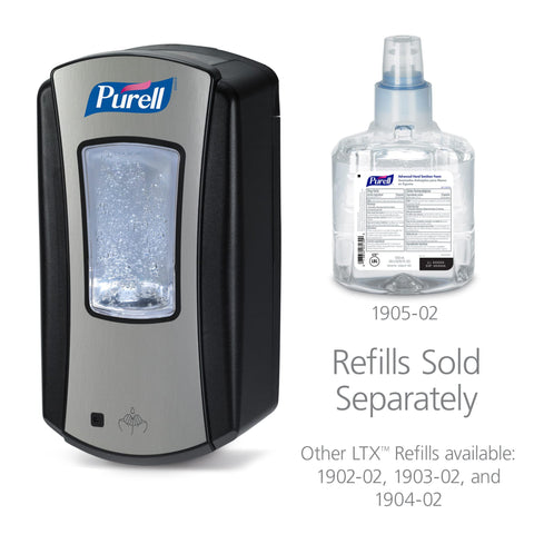Purell LTX-12 window view highlights easy refill monitoring.