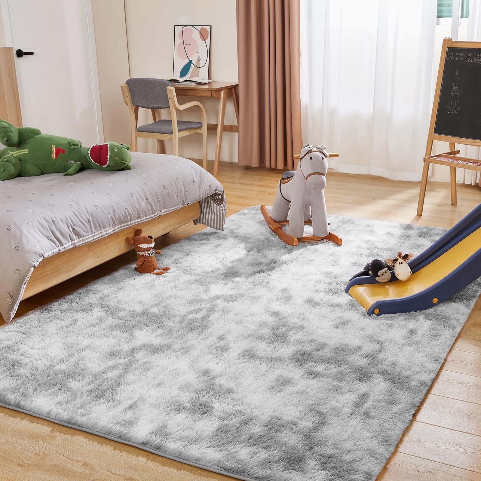 Puremy rug in nursery scene adding gentle warmth for playtime