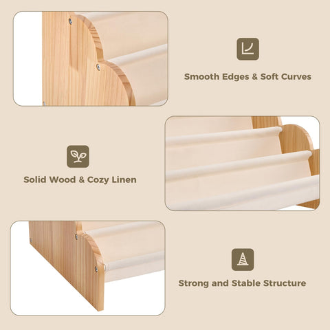 Puricon wave-edge design adds playful style with soft, safe edges.