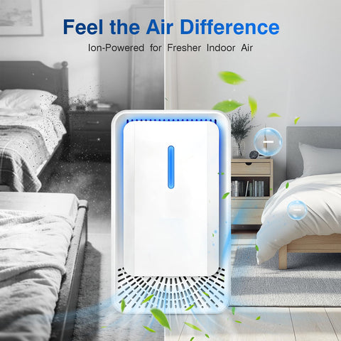 Purifyair mini air purifier for desks and countertops in small spaces.