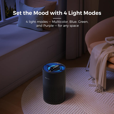 Purivortex PX500 night light modes for ambient guidance