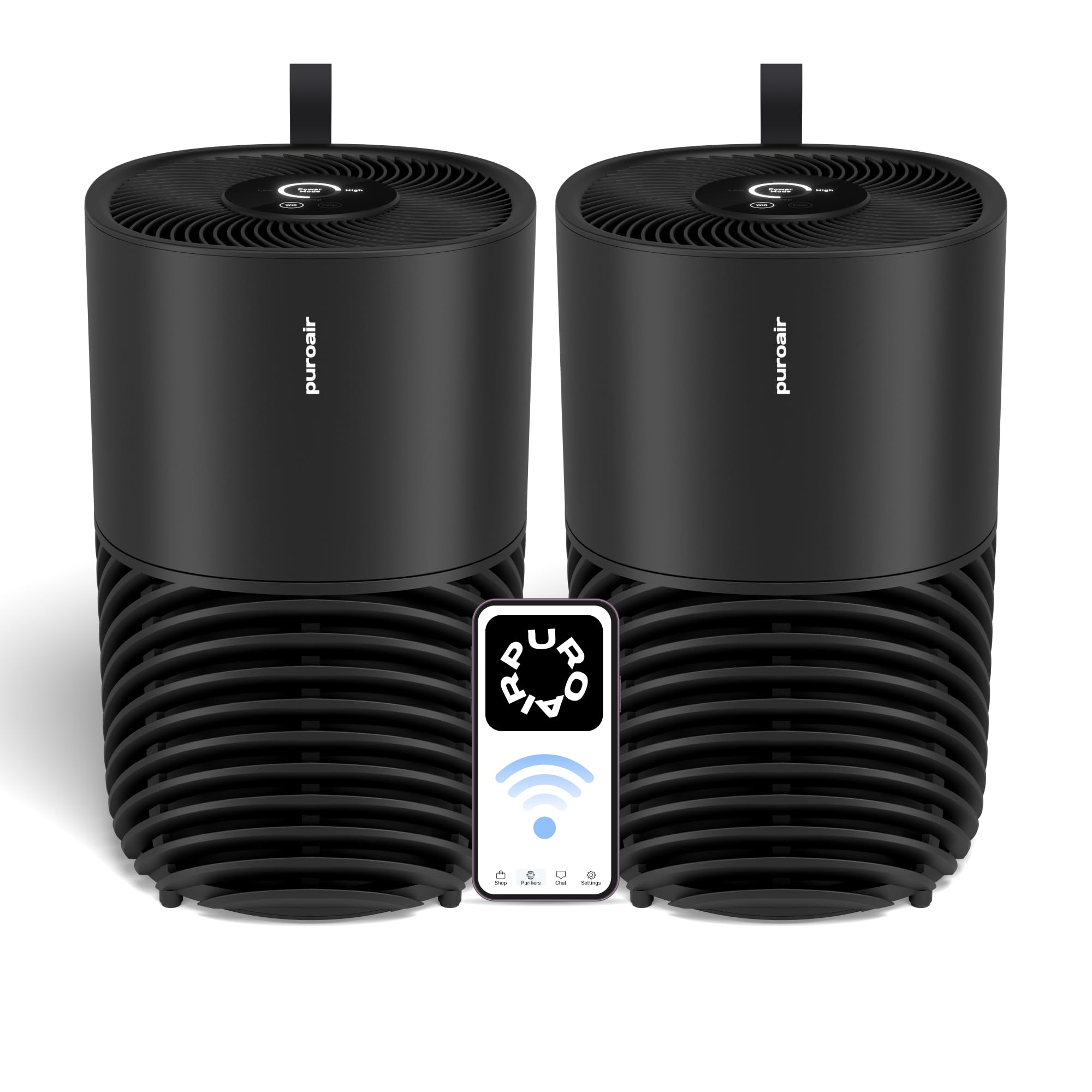 PuroAir 130i main unit, compact purifier for living spaces with quiet performance