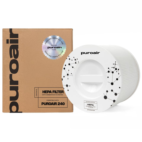 PuroAir 240 replacement filter with official seal for authenticity
