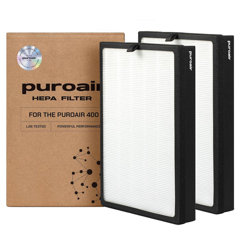 PuroAir 400 replacement filter two-pack front view for easy replacements