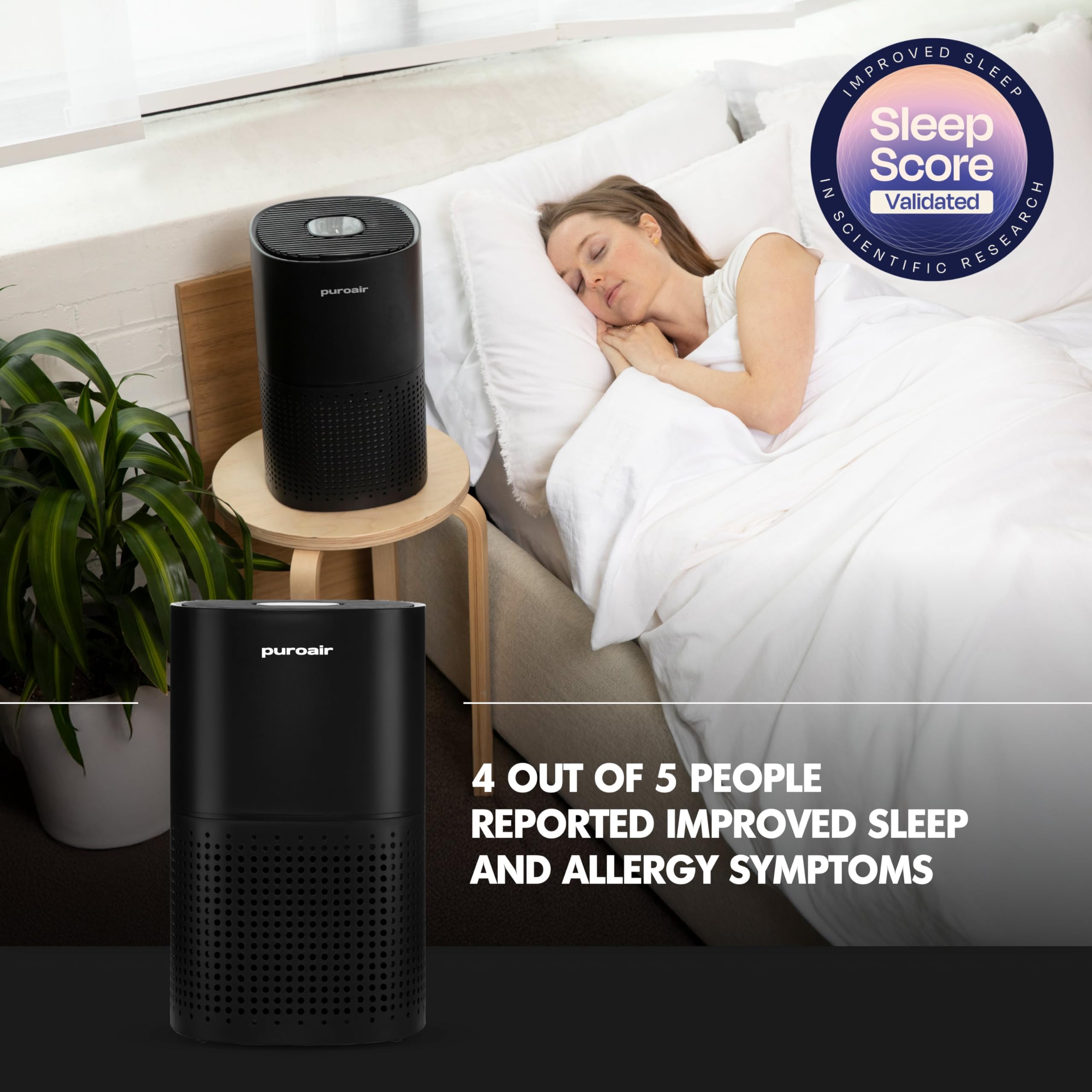PuroAir odor removal with carbon layer for fresher air