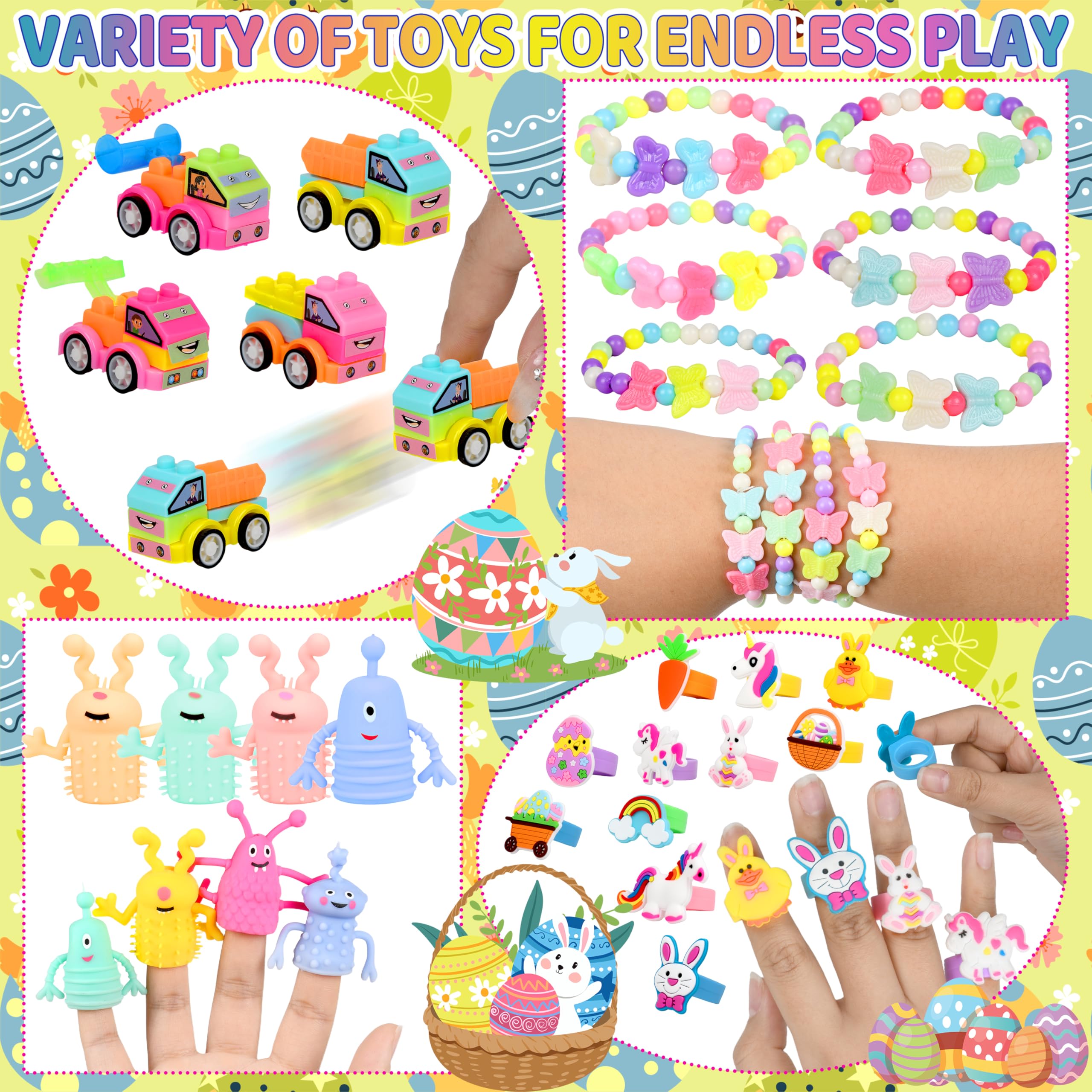 PURPERCAT Easter party favors and eggs for celebrations