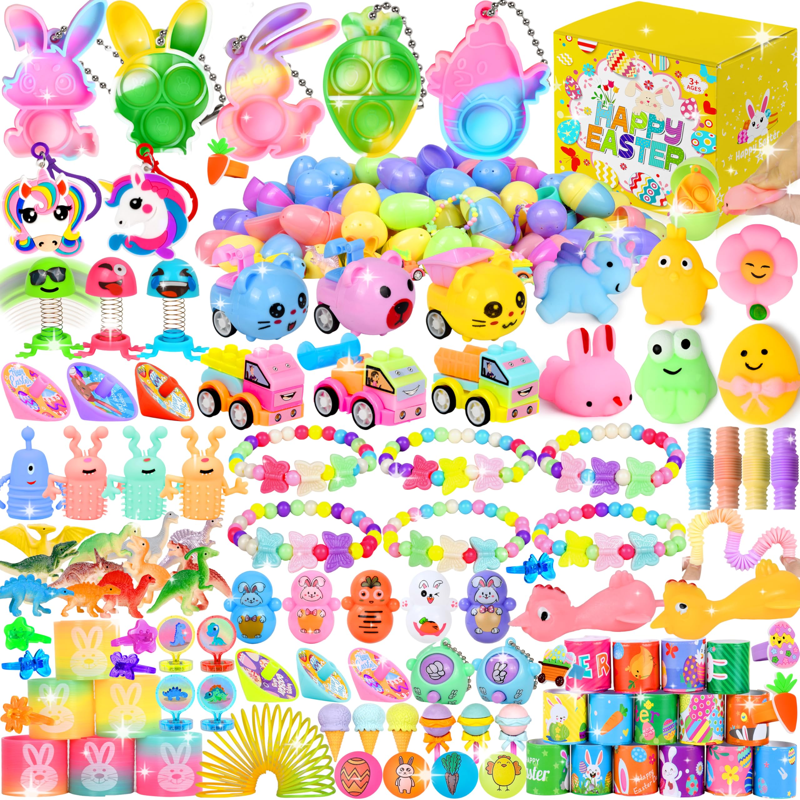 PURPERCAT Easter prefilled egg collection ready for fun and easy egg hunts