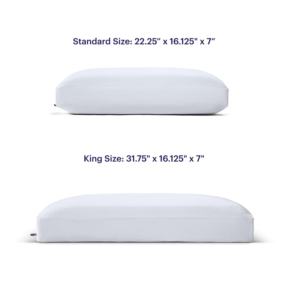 Purple DreamLayer Pillow King packaging and easy unboxing setup
