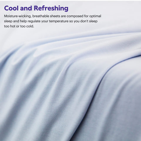 Stretch-fit band keeps Purple SoftStretch sheets in place for no-slip comfort
