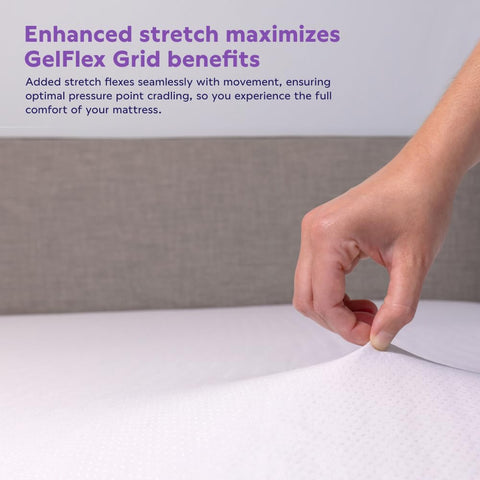 Purple waterproof layer provides dependable protection against spills and accidents.