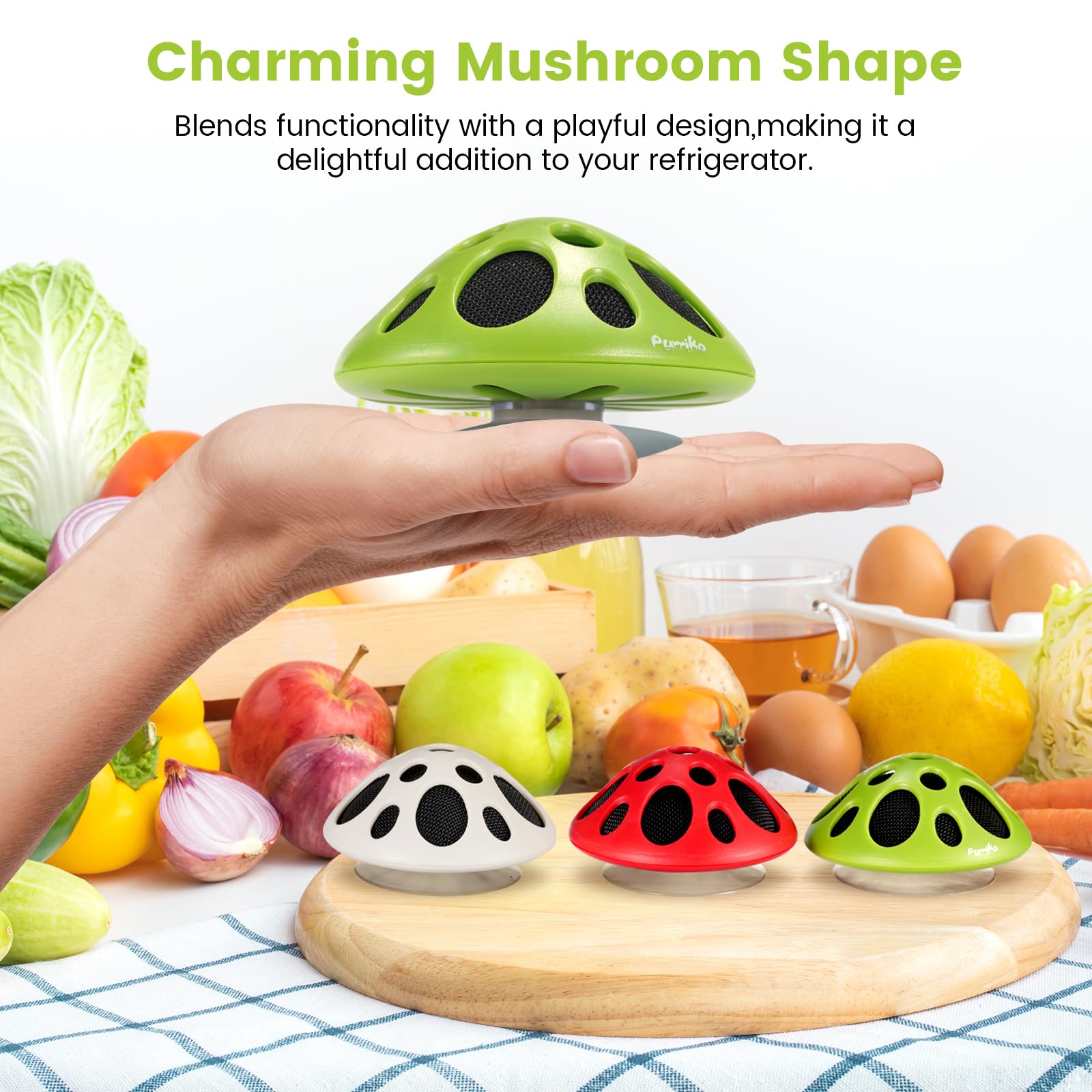 Purriko fridge deodorizer cute gift-pack adds a practical kitchen touch