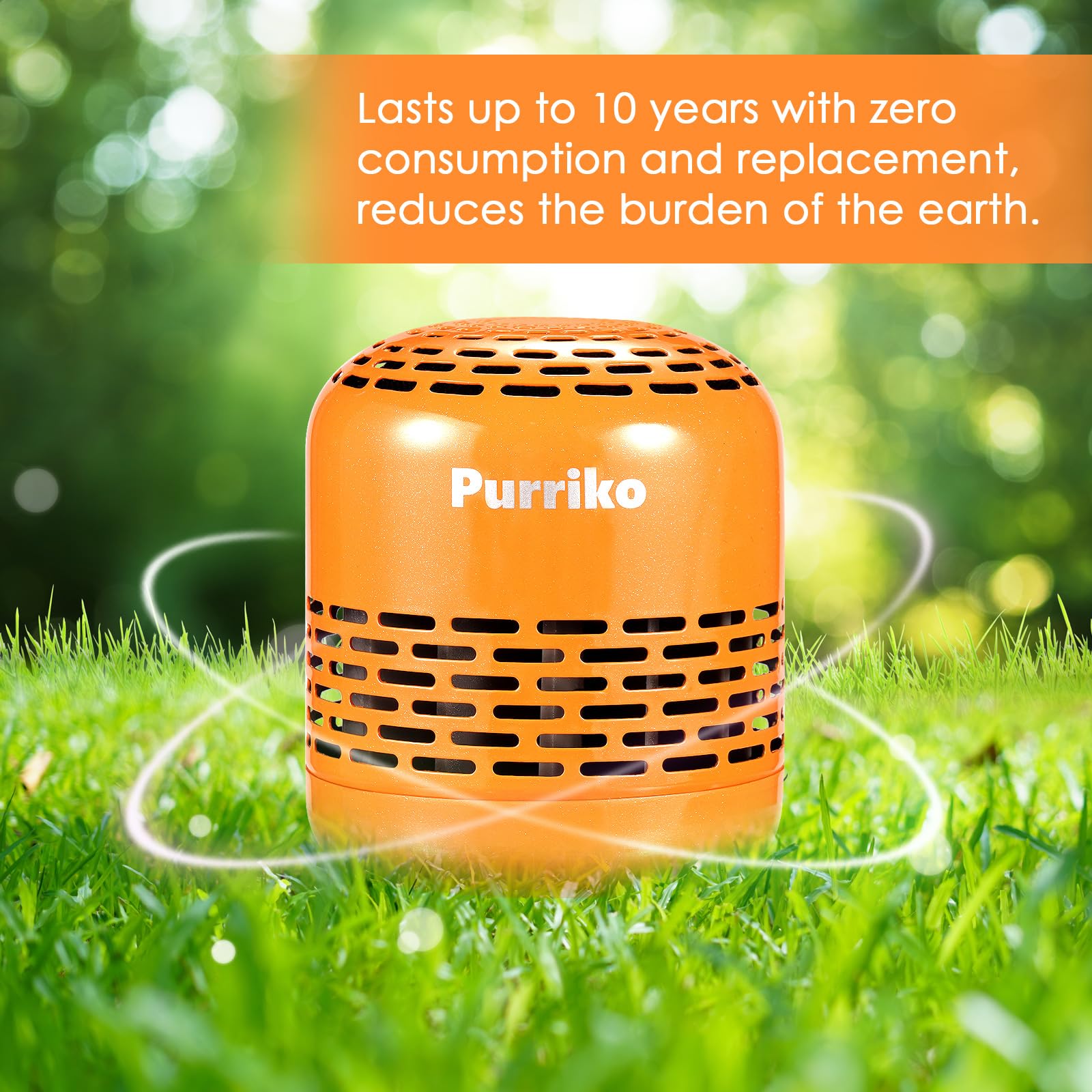 Purriko long-life deodorizer offers up to 10 years of use.