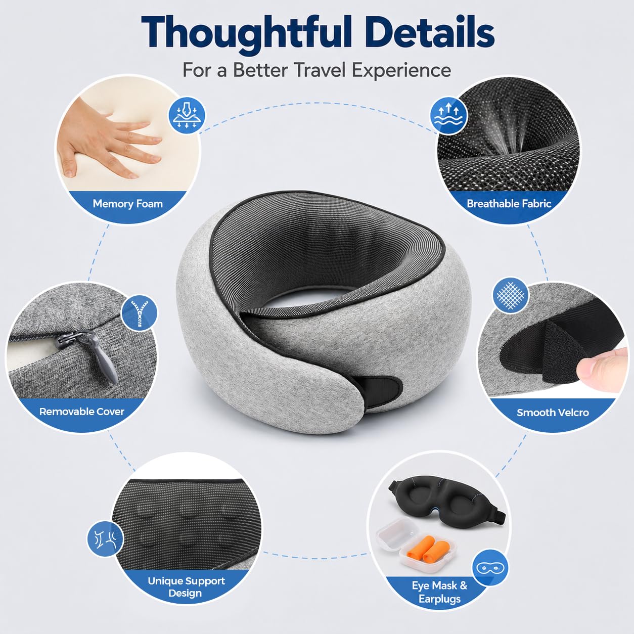 Purroch travel bundle with storage bag and compact packing