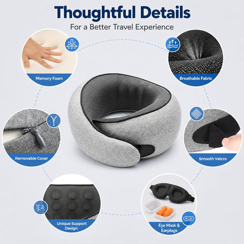 Purroch travel bundle with storage bag and compact packing
