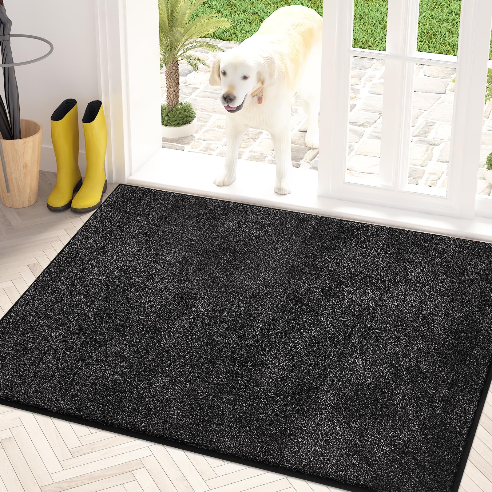 PURRUGS dirt-trapping door mat 315x47 inches catches dirt and moisture at entryways