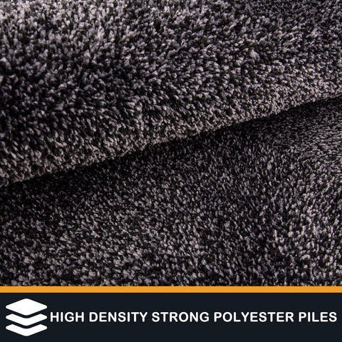 PURRUGS low-profile door mat with brushed edges for smooth door clearance and fewer jams