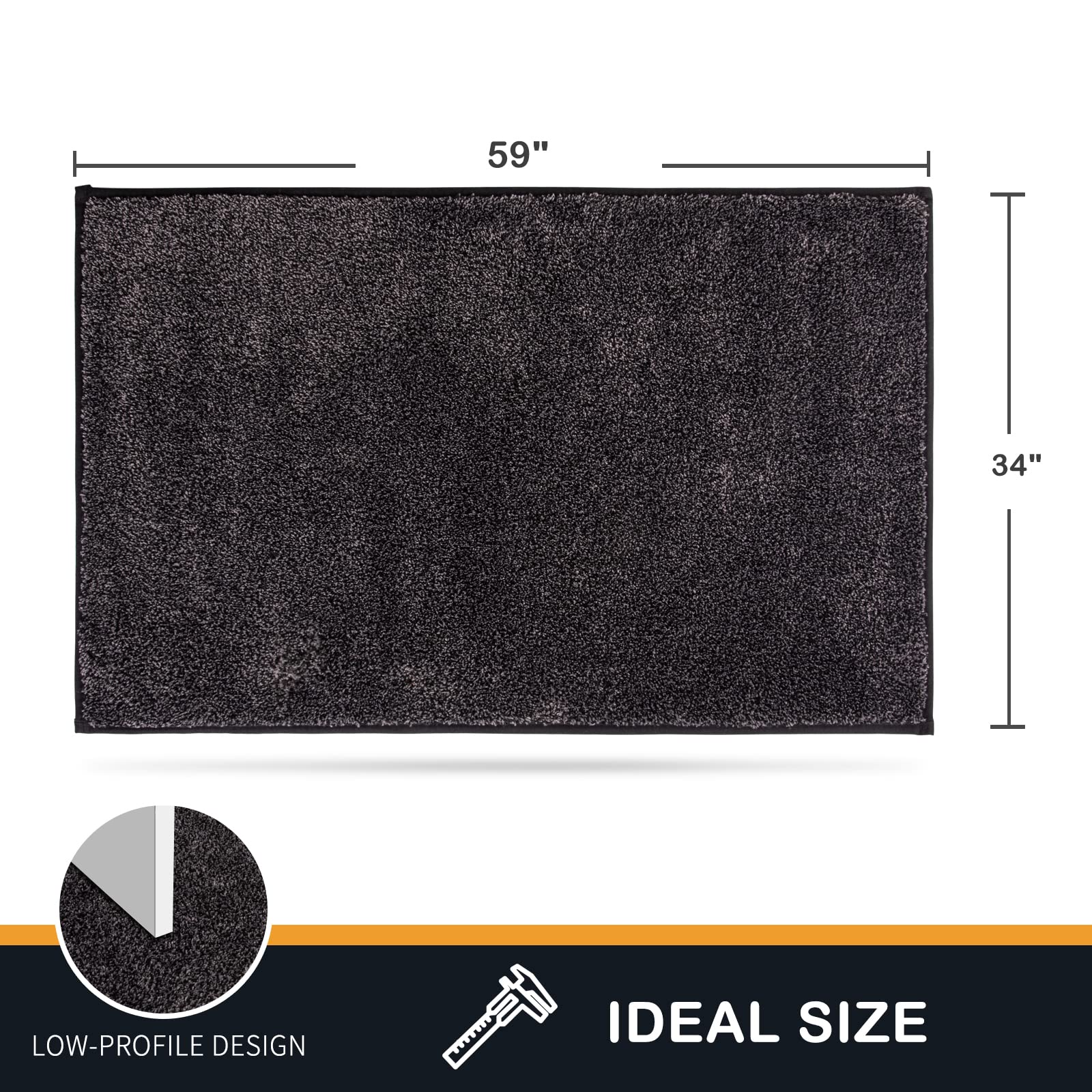 Purrrugs versatile entry rug suits multiple high-traffic spaces.