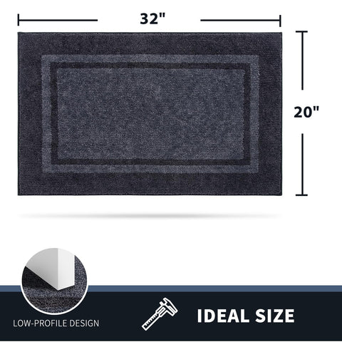 PURRUGS bluish-grey and charcoal color option fits entryways