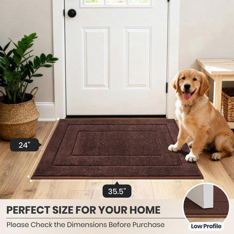 PURRUGS reinforced edges resist curling and wear over time.