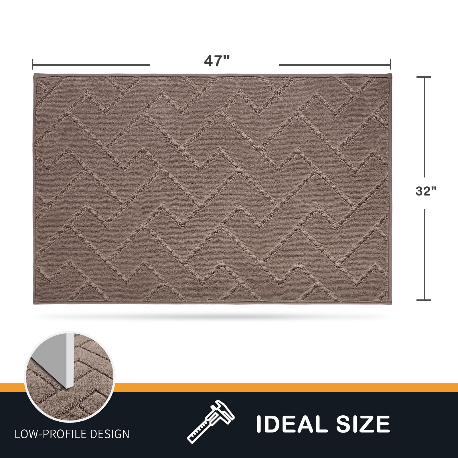 Purrugs dirt-trapping mat machine washable for easy cleanup.