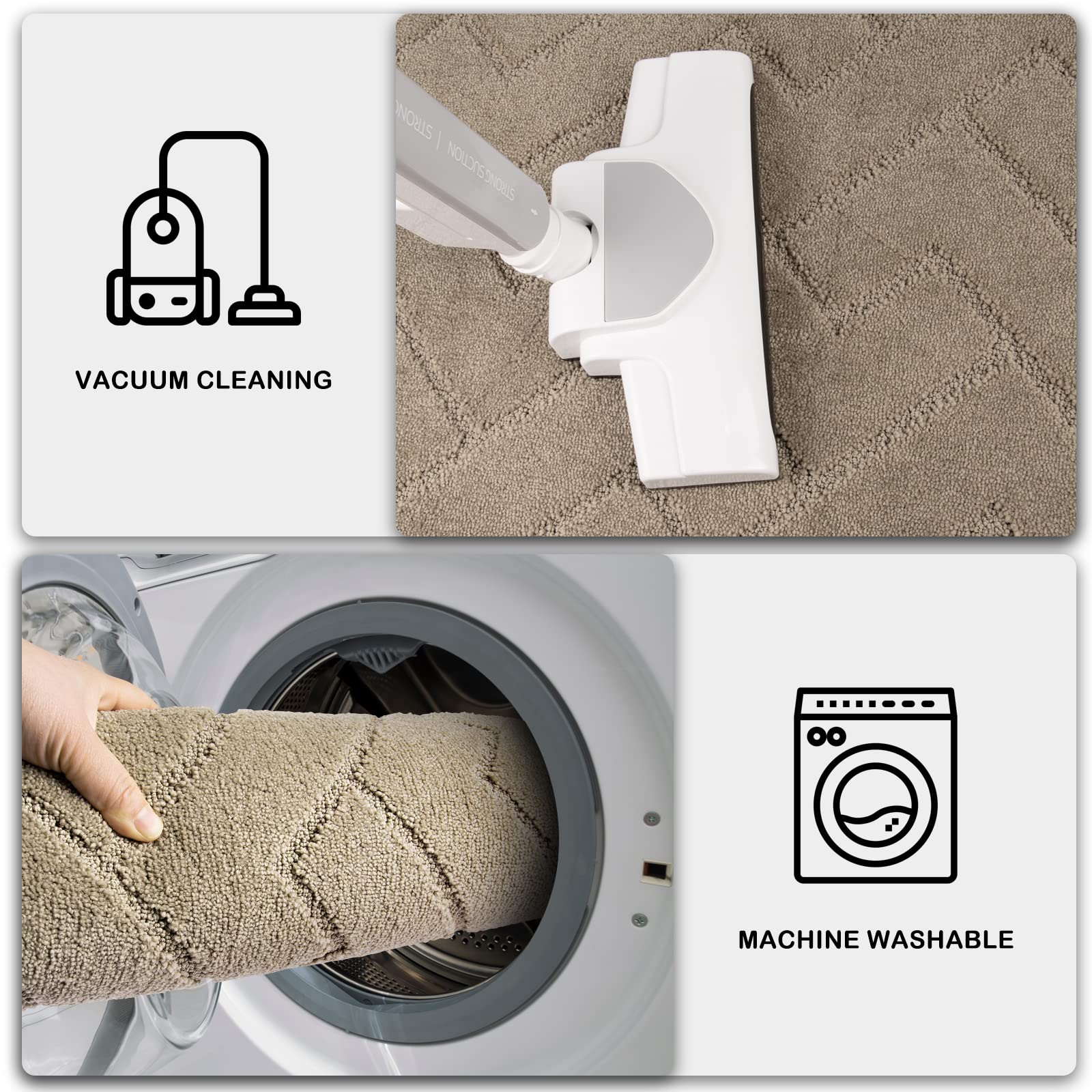 PURRUGS Dirt Trapping Door Mat easy to clean and maintain