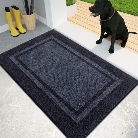 PURRUGS dirt-trapping door mat front view showing moisture control and dirt capture