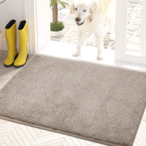 PURRUGS dirt-trapping door mat front view captures moisture at the entry