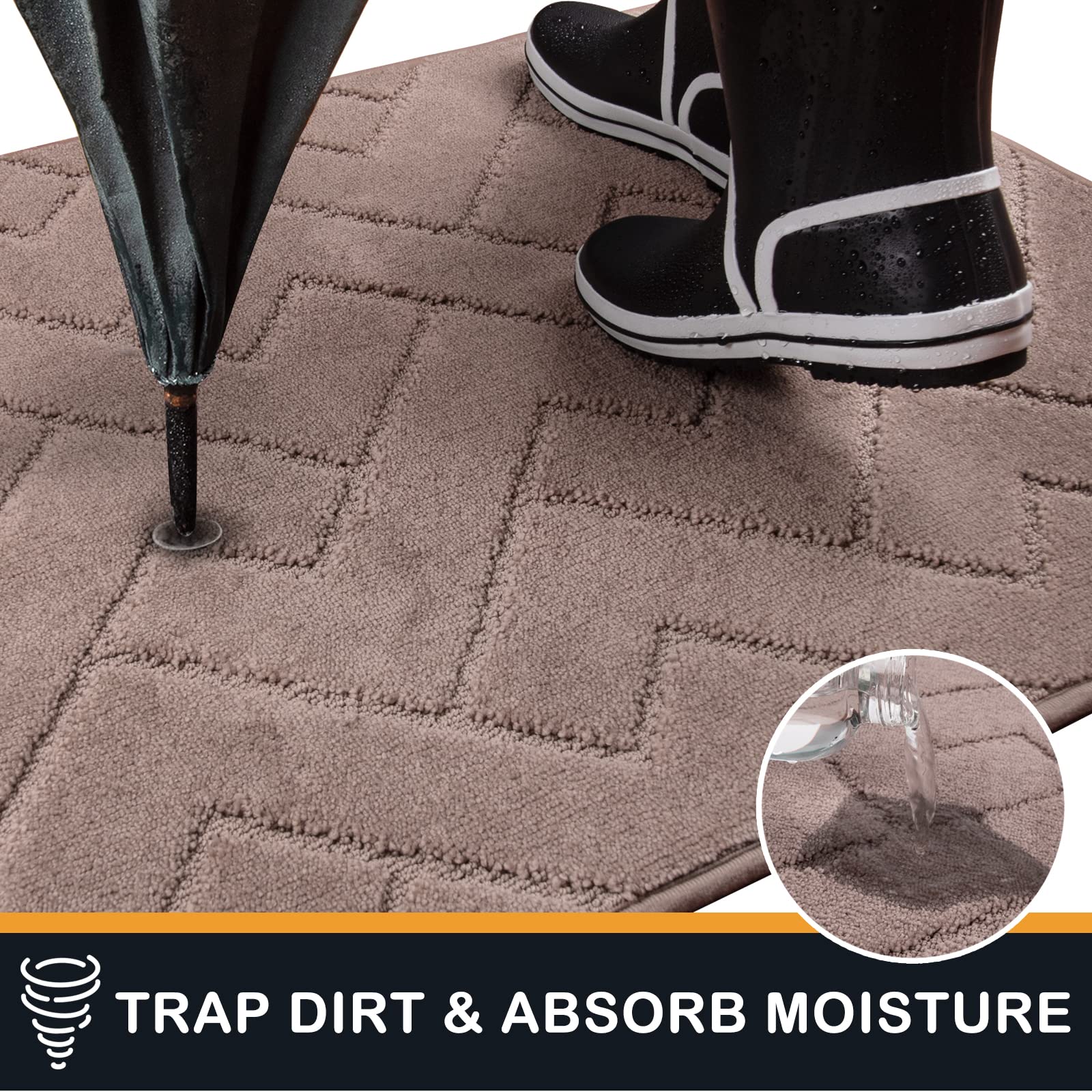 Pet-friendly fabric of PURRUGS mat helps pets stay clean and comfy.