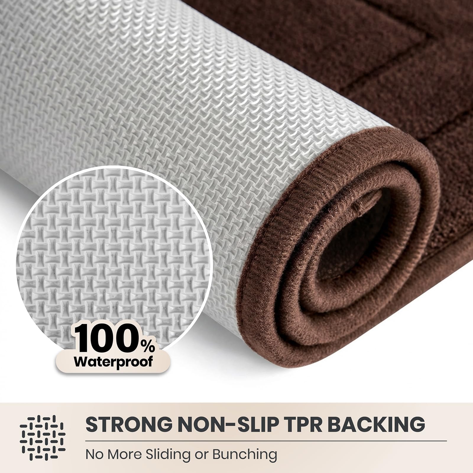 PURRUGS dirt trapping door mat reinforced edges resist fraying at entryways.