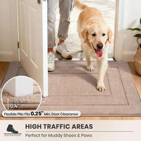PURRUGS dog-friendly mat protects floors during pet arrivals