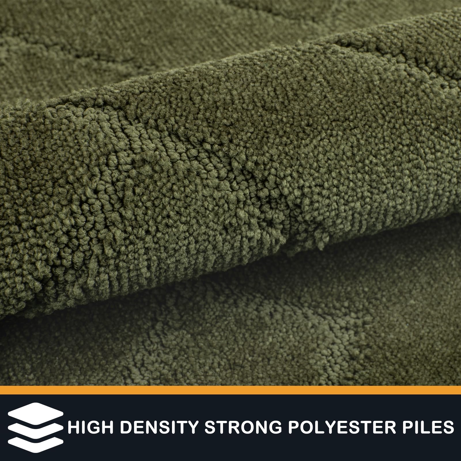 PURRUGS door mat close-up highlights absorbent fibers.
