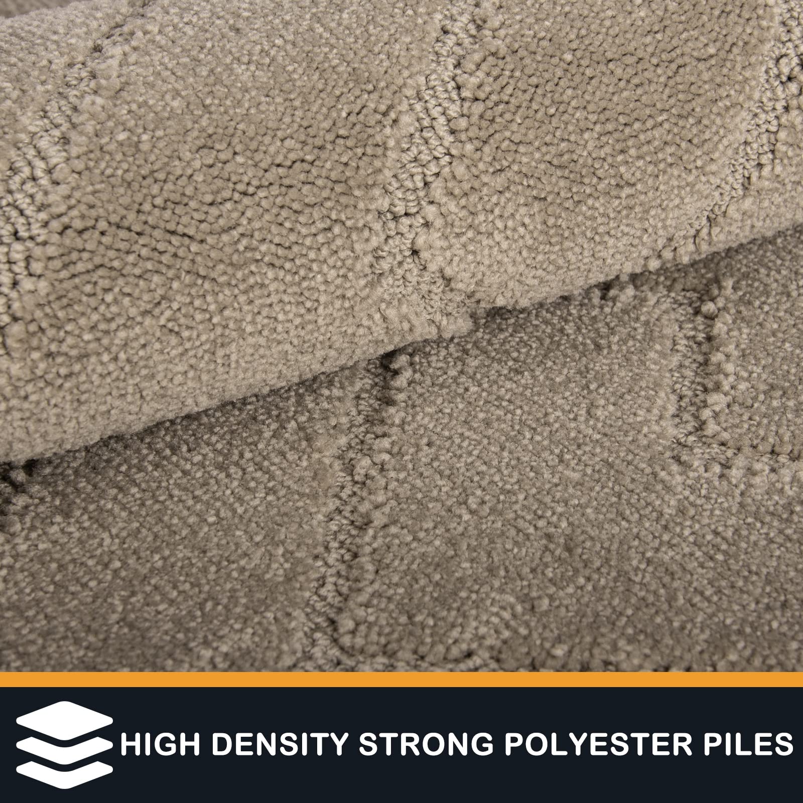 PURRUGS door mat with non-slip back secures placement in busy entryways.