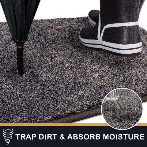 PURRUGS durable pet-friendly door mat resists claws during daily use.