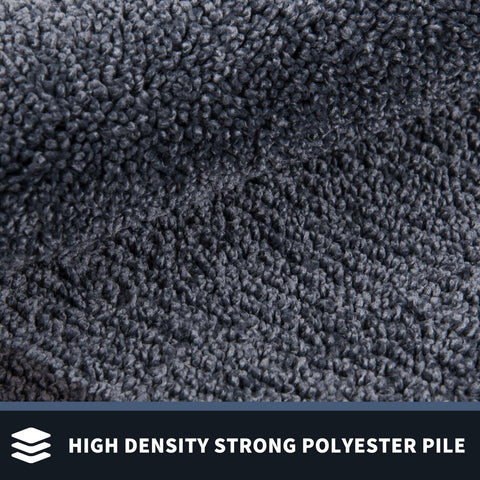 PURRUGS entryway mat soft pile close-up highlights plush feel underfoot