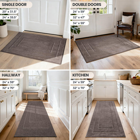 PURRUGS Ideal for entryways, kitchens, and pet zones in busy homes.