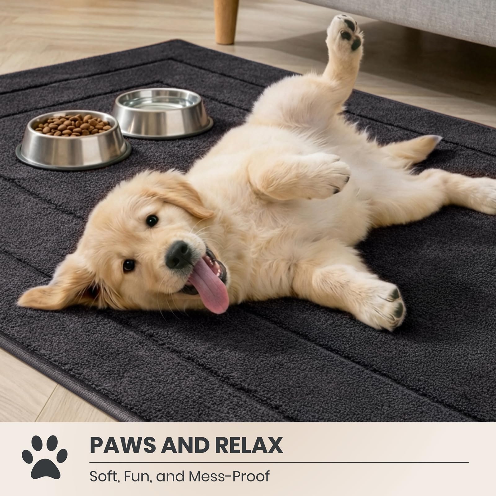 PURRUGS Entryway Rug is pet-friendly and durable for daily use.