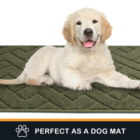 PURRUGS low-profile door mat fits under low-clearance doors.