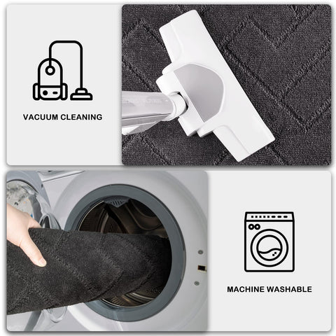 PURRUGS machine-washable mat cleans easily for busy homes