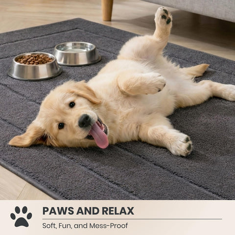 PURRUGS machine-washable entryway rug for easy cleaning.