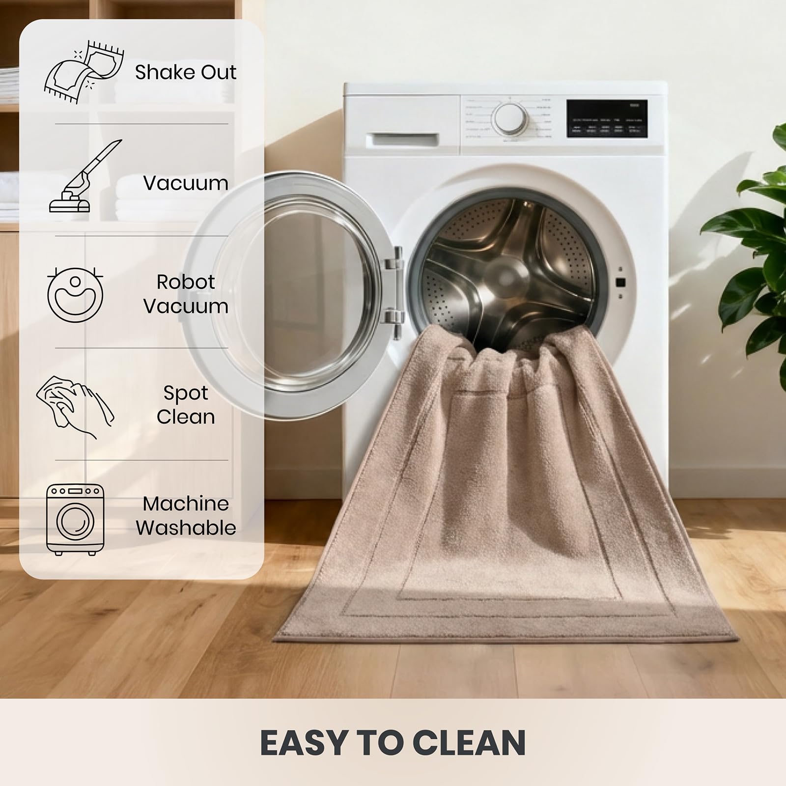PURRUGS mud-drying entry rug reduces moisture at entry