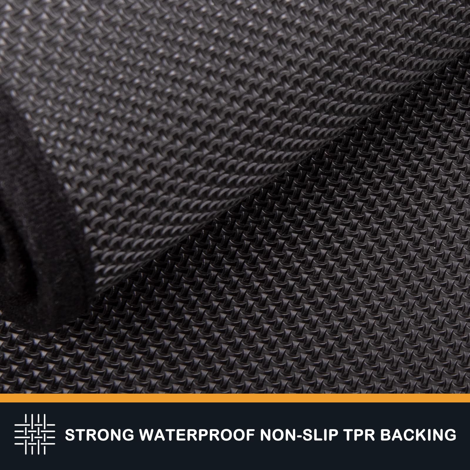 PURRUGS non-slip back mat stays in place on slick floors