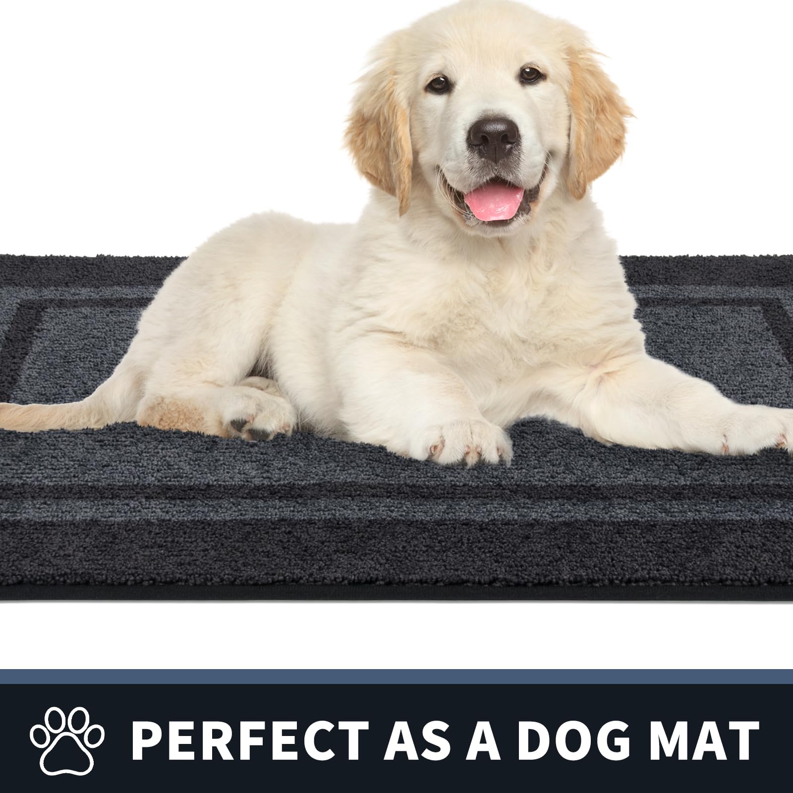 Pet-friendly PURRUGS entryway mat resists claws in high-traffic areas