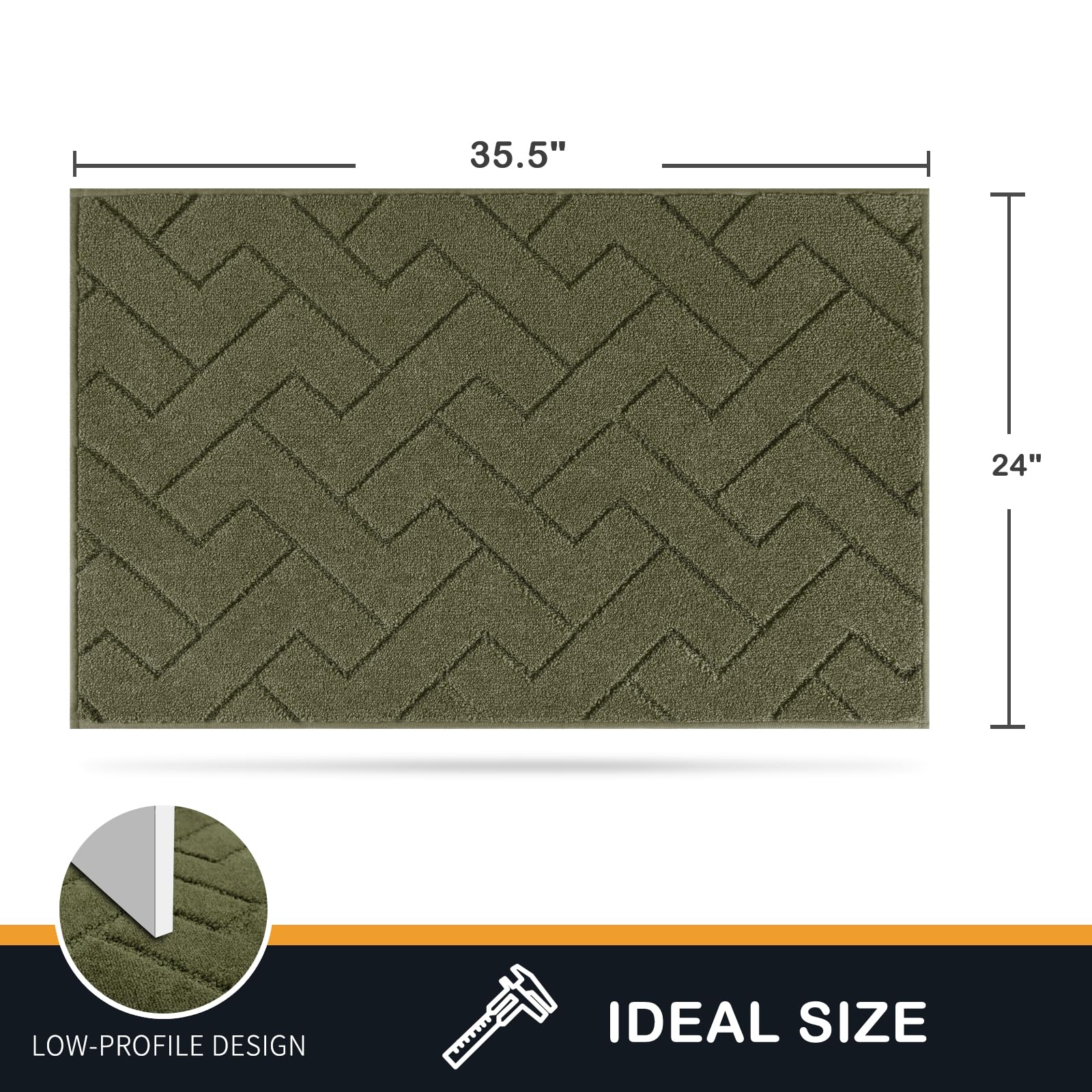 PURRUGS pet-friendly entry rug helps keep paws clean.