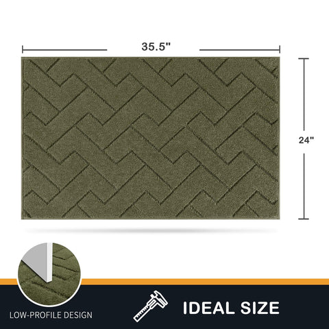 PURRUGS pet-friendly entry rug helps keep paws clean.