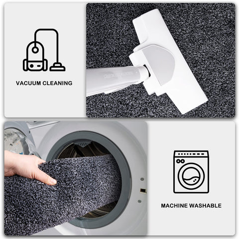 PURRUGS soft polyester microfiber pile feels comfortable underfoot